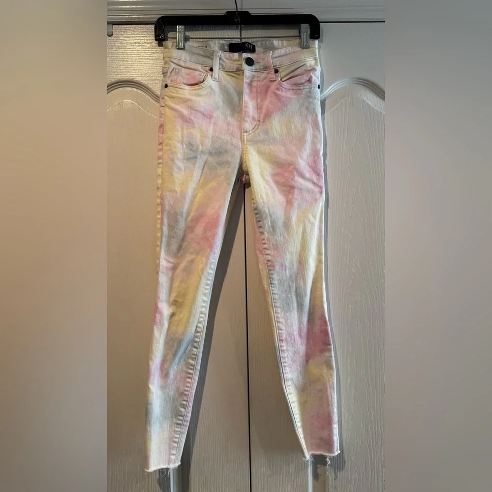 Kut from the Kloth Multicolor Tie-Dye Skinny Jeans